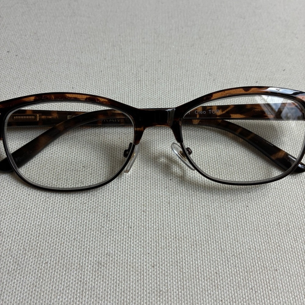 Foster Grant Cleo Tortoise Brown Eyeglasses Frames
